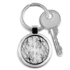 Tree Knots Bark Kaleidoscope Key Chains (round)  by Nexatart