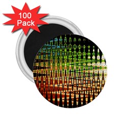 Triangle Patterns 2 25  Magnets (100 Pack)  by Nexatart