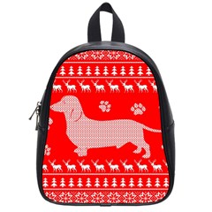 Ugly X Mas Design School Bags (small)  by Nexatart