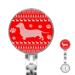 Ugly X Mas Design Stainless Steel Nurses Watch by Nexatart