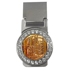 Tuba Valves Pipe Shiny Instrument Music Money Clips (cz)  by Nexatart