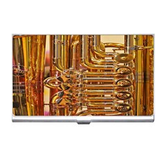 Tuba Valves Pipe Shiny Instrument Music Business Card Holders by Nexatart