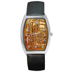 Tuba Valves Pipe Shiny Instrument Music Barrel Style Metal Watch by Nexatart