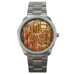 Tuba Valves Pipe Shiny Instrument Music Sport Metal Watch by Nexatart