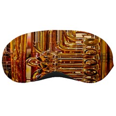 Tuba Valves Pipe Shiny Instrument Music Sleeping Masks by Nexatart