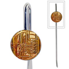 Tuba Valves Pipe Shiny Instrument Music Book Mark by Nexatart