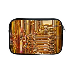 Tuba Valves Pipe Shiny Instrument Music Apple Ipad Mini Zipper Cases by Nexatart