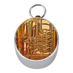 Tuba Valves Pipe Shiny Instrument Music Mini Silver Compasses by Nexatart