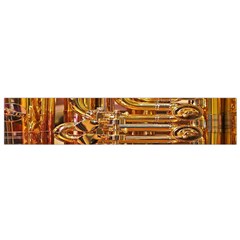 Tuba Valves Pipe Shiny Instrument Music Flano Scarf (small) by Nexatart