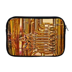 Tuba Valves Pipe Shiny Instrument Music Apple Macbook Pro 17  Zipper Case by Nexatart