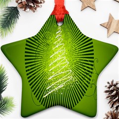 Vector Chirstmas Tree Design Ornament (Star)