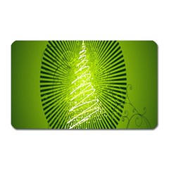 Vector Chirstmas Tree Design Magnet (rectangular) by Nexatart