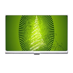 Vector Chirstmas Tree Design Business Card Holders by Nexatart