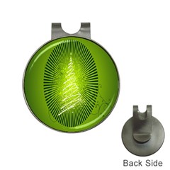 Vector Chirstmas Tree Design Hat Clips with Golf Markers