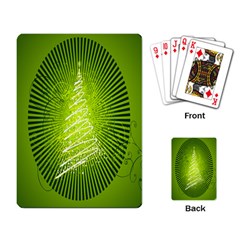 Vector Chirstmas Tree Design Playing Card by Nexatart