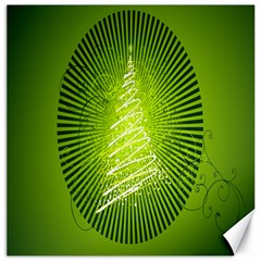 Vector Chirstmas Tree Design Canvas 12  x 12  