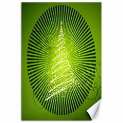 Vector Chirstmas Tree Design Canvas 20  x 30  