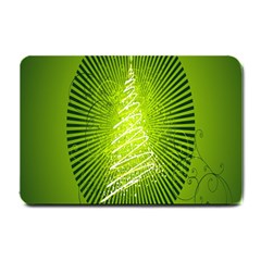 Vector Chirstmas Tree Design Small Doormat 