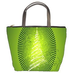 Vector Chirstmas Tree Design Bucket Bags