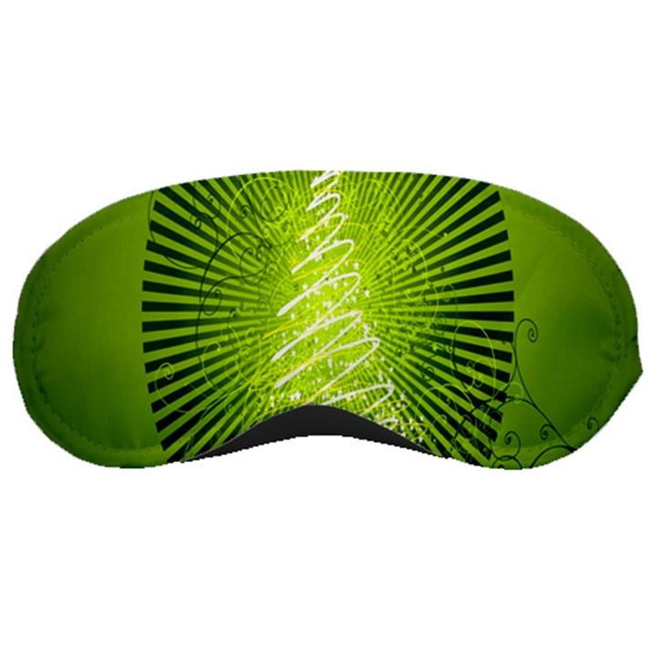 Vector Chirstmas Tree Design Sleeping Masks