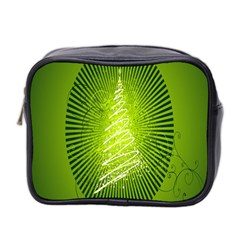 Vector Chirstmas Tree Design Mini Toiletries Bag 2-Side