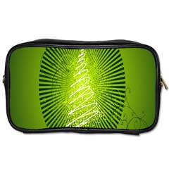 Vector Chirstmas Tree Design Toiletries Bags 2-Side