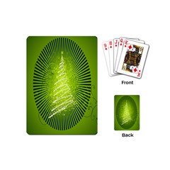 Vector Chirstmas Tree Design Playing Cards (mini)  by Nexatart