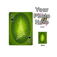 Vector Chirstmas Tree Design Playing Cards 54 (mini)  by Nexatart