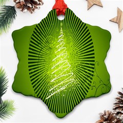 Vector Chirstmas Tree Design Ornament (Snowflake)