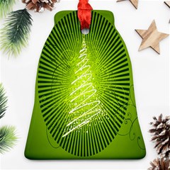 Vector Chirstmas Tree Design Bell Ornament (Two Sides)