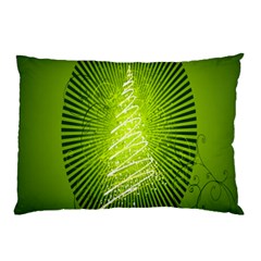 Vector Chirstmas Tree Design Pillow Case (Two Sides)