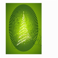 Vector Chirstmas Tree Design Large Garden Flag (Two Sides)