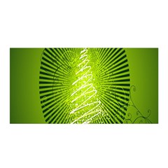 Vector Chirstmas Tree Design Satin Wrap