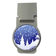 Vector Christmas Design Money Clips (round)  by Nexatart