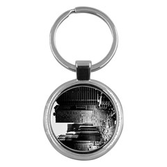 Urban Scene Street Road Busy Cars Key Chains (round)  by Nexatart