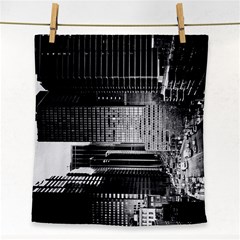 Urban Scene Street Road Busy Cars Face Towel by Nexatart