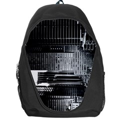 Urban Scene Street Road Busy Cars Backpack Bag by Nexatart