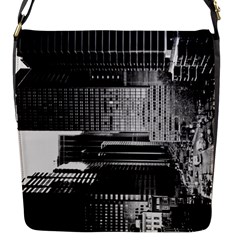 Urban Scene Street Road Busy Cars Flap Messenger Bag (s) by Nexatart