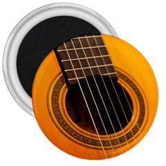 Vintage Guitar Acustic 3  Magnets by Nexatart