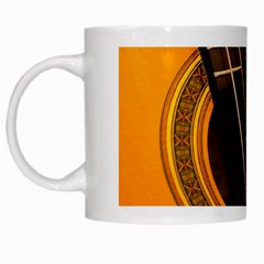 Vintage Guitar Acustic White Mugs by Nexatart