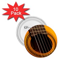 Vintage Guitar Acustic 1 75  Buttons (10 Pack) by Nexatart