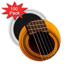 Vintage Guitar Acustic 2 25  Magnets (100 Pack)  by Nexatart