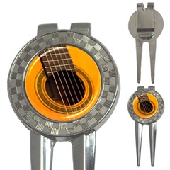 Vintage Guitar Acustic 3-in-1 Golf Divots by Nexatart