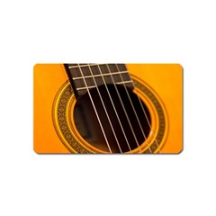 Vintage Guitar Acustic Magnet (name Card) by Nexatart