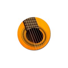 Vintage Guitar Acustic Golf Ball Marker by Nexatart