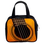 Vintage Guitar Acustic Classic Handbags (2 Sides) Front