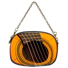 Vintage Guitar Acustic Chain Purses (one Side)  by Nexatart