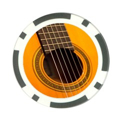 Vintage Guitar Acustic Poker Chip Card Guard (10 Pack) by Nexatart