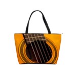 Vintage Guitar Acustic Shoulder Handbags Front