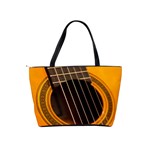 Vintage Guitar Acustic Shoulder Handbags Back